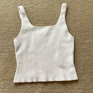 Babuton Sculpt Knit tank in black and white